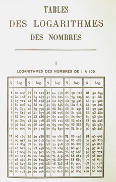 table de logarithme