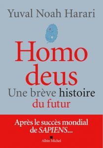 Couverture du livre Homo Deus de Yuval Noah Harari.