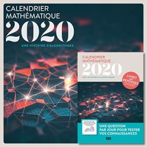 Couverture du calendrier mathémathique 2020