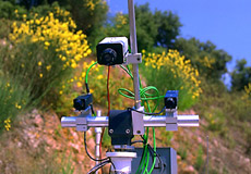 caméras d'un robot mobile