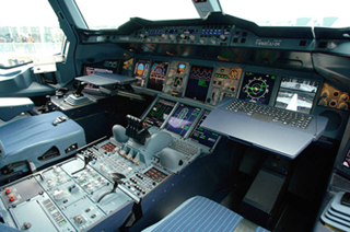 cockpit d'un A380