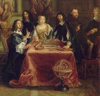 Christine de Suède en conversation avec René Descartes